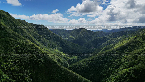 Cordillera mountains in Ifugao Philippines. Стоковое фото, фотограф Михаил Коханчиков / Фотобанк Лори