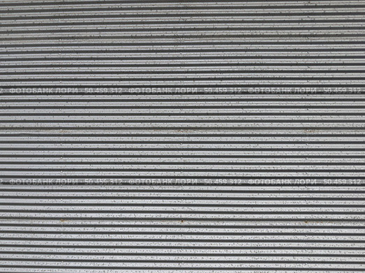 Corrugated metal texture surface background. Aluminium-zinc coating texture Curved. Стоковое фото, агентство Ingram Publishing / Фотобанк Лори