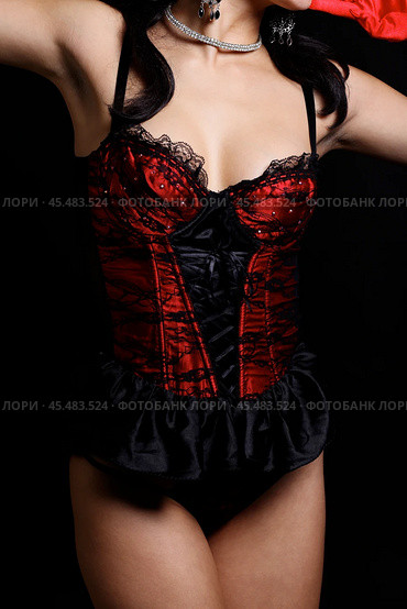 corset costume Moulin Rouge. Стоковое фото, фотограф Андрей Аркуша / Фотобанк Лори