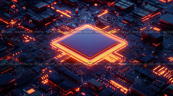 cpu looping processor socket ai generated. Стоковое AI-изображение, AI-художник Vectorwin / Фотобанк Лори