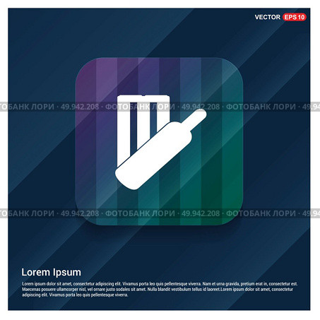 Cricket Bails Icon - Free vector icon. Стоковая иллюстрация, агентство Ingram Publishing / Фотобанк Лори