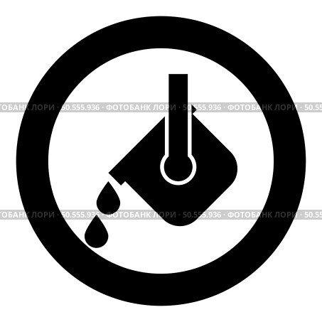 Crucible molten metal poured from ladle melting iron metallurgical foundry industry concept metal casting process icon in circle round black color vector illustration image solid outline style simple. Crucible molten metal poured from ladle melting iron metallurgical foundry industry concept metal casting process icon in circle round black color vector illustration image solid outline style. Стоковая иллюстрация, агентство Ingram Publishing / Фотобанк Лори