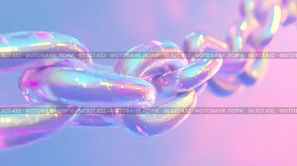cryptocurrency beaming chain ai generated. Стоковое AI-изображение, AI-художник Vectorwin / Фотобанк Лори