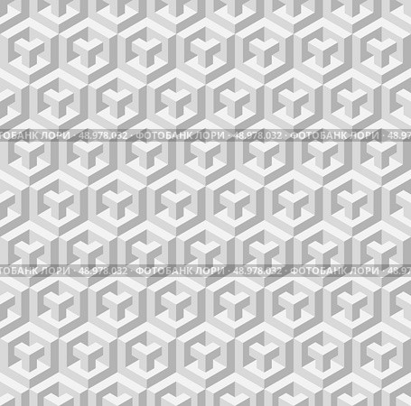 Cubic seamless pattern. Vector illustration EPS 10. Стоковая иллюстрация, агентство Ingram Publishing / Фотобанк Лори