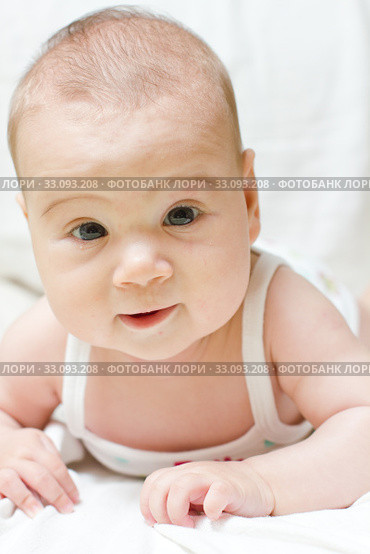 cute baby girl. Стоковое фото, фотограф Mitar gavric / Smarterpix / Фотобанк Лори