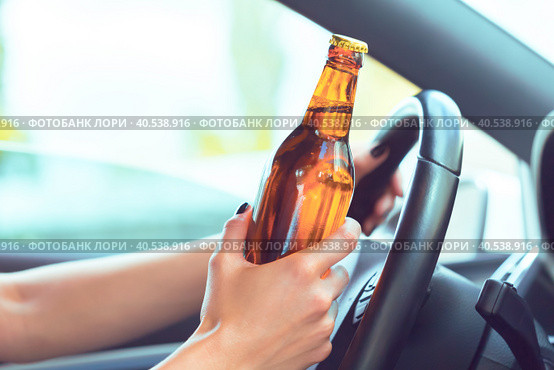 Dangerous female driver. Стоковое фото, фотограф Сергей Толмачёв / Фотобанк Лори