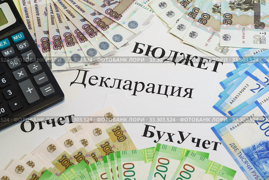 Деньги. Бюджет. Декларация. Бухучет. Отчет. Стоковое фото, фотограф Наталья Гармашева / Фотобанк Лори
