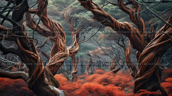 dense eastern red cedar tree ai generated. Стоковое AI-изображение, AI-художник Vectorwin / Фотобанк Лори