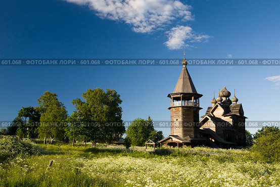 Деревенский пейзаж. Стоковое фото, фотограф Александр Бобырь / Фотобанк Лори