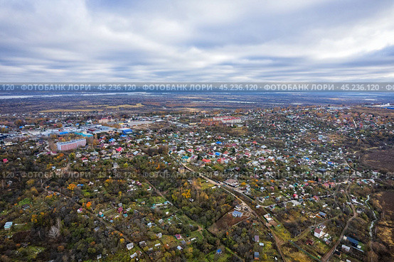Деревня Афонино и СНТ Маяк (Нижегородская область) Стоковое фото, фотограф Илья Старков / Фотобанк Лори