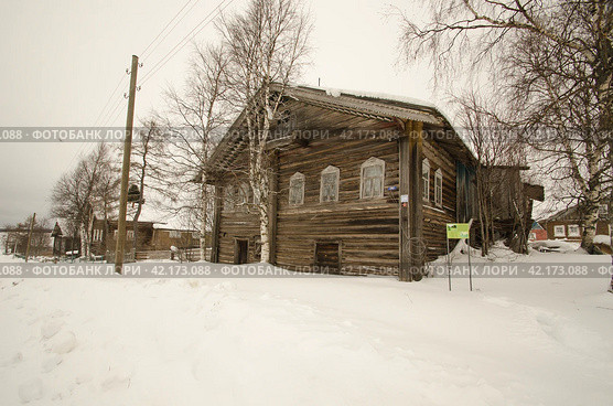Деревня Жердь. Мезенский район Архангельской области (2024 год). Стоковое фото, фотограф Яковлев Сергей / Фотобанк Лори