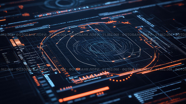 detection scanning radar code editor ai generated. Стоковое AI-изображение, AI-художник Vectorwin / Фотобанк Лори