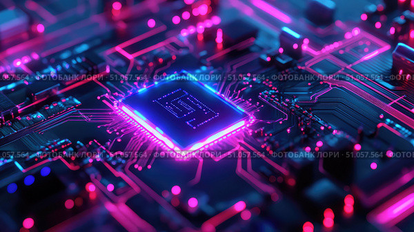 diagnostics emerging biochip ai generated. Стоковое AI-изображение, AI-художник Vectorwin / Фотобанк Лори