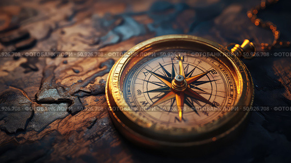 direction expanding compass ai generated. Стоковое AI-изображение, AI-художник Vectorwin / Фотобанк Лори
