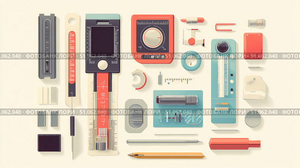 display disassembling digital thermometer ai generated. Стоковое AI-изображение, AI-художник Vectorwin / Фотобанк Лори