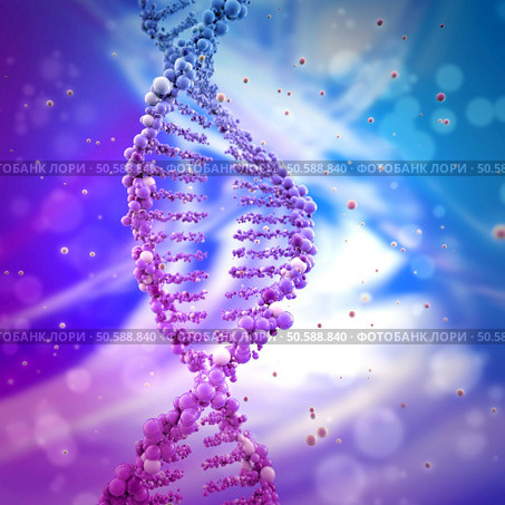 dna double helix in abstract background. dna. Стоковое фото, агентство Ingram Publishing / Фотобанк Лори