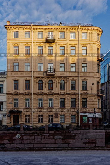 Доходный дом издателя Суворина (Музей печати). Санкт-Петербург, набережная реки Мойки, 32. Редакционное фото, фотограф Александр Селезнев / Фотобанк Лори