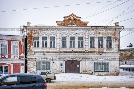 Доходный дом наследников купца А.М. Маклакова в Павлово (2023 год) Стоковое фото, фотограф Илья Старков / Фотобанк Лори