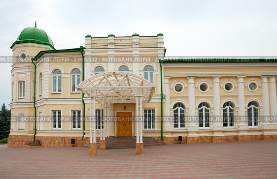 Дом купца Русинова, построен в первой половине XIX века, ныне Дворец бракосочетания. Липецк (2011 год). Стоковое фото, фотограф Володина Ольга / Фотобанк Лори