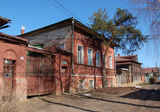 Дом поэта К.Д. Бальмонта в Шуе (2007 год). Стоковое фото, фотограф Павел Преснов / Фотобанк Лори