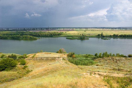 Дон у хутора Ведерников (2012 год). Стоковое фото, фотограф Борис Панасюк / Фотобанк Лори