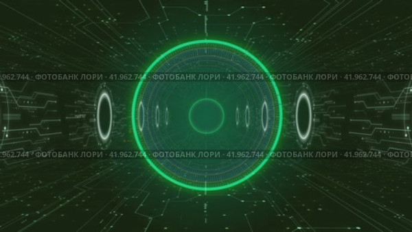 Dynamic CG Animation of Tunnel. Стоковое видео, видеограф Данил Руденко / Фотобанк Лори