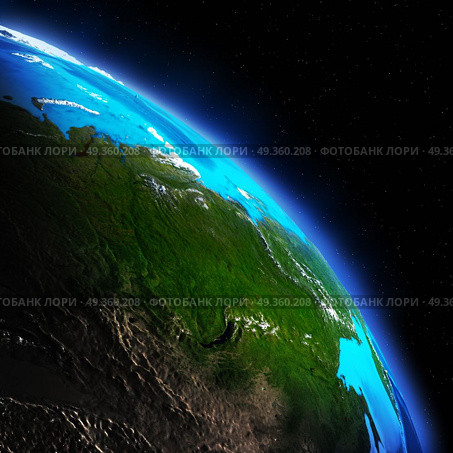 Earth continent 3d rendering space. Earth continent. Elements of this image furnished by NASA 3d rendering. Earth continent 3d rendering space. Стоковое фото, агентство Ingram Publishing / Фотобанк Лори