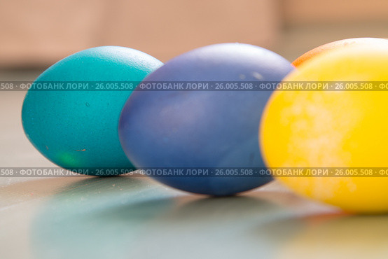 Easter eggs. Стоковое фото, фотограф Олег Шеломенцев / Фотобанк Лори