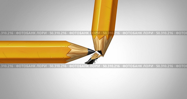 Eliminate competition concept and winning business plan idea as a competitor strategy crushing to obliterate an opposing rival as a 3D render. Стоковое фото, агентство Ingram Publishing / Фотобанк Лори