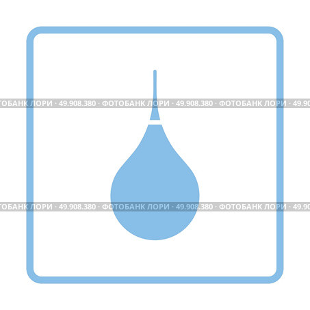 Enema icon. Blue frame design. Vector illustration. Стоковая иллюстрация, агентство Ingram Publishing / Фотобанк Лори