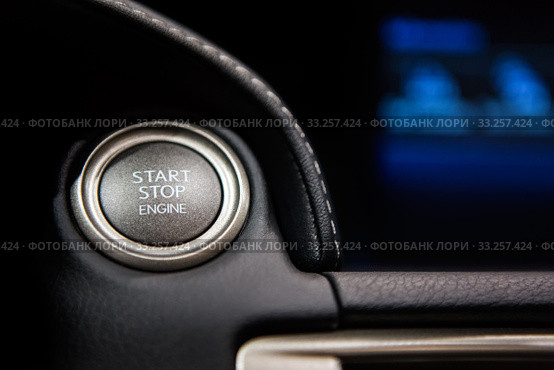 Engine start button. Стоковое фото, фотограф Mariusz Blach / PantherMedia / Фотобанк Лори