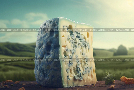 English stilton cheese pears mold air. Generate Ai. Стоковое AI-изображение, AI-художник Иван Рябоконь / Фотобанк Лори