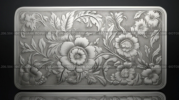 engravings silver plaque ai generated. Стоковое AI-изображение, AI-художник Vectorwin / Фотобанк Лори