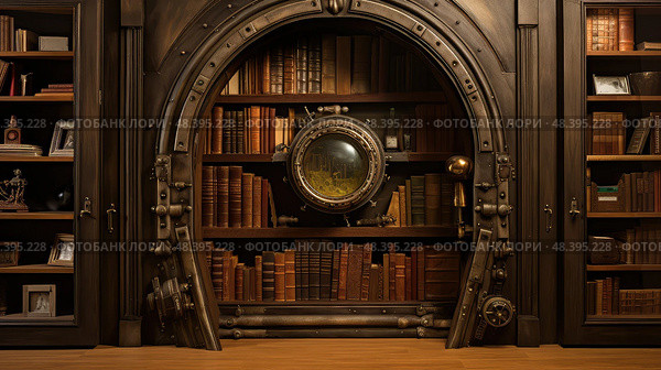 entrance speakeasy door ai generated. Стоковое AI-изображение, AI-художник Vectorwin / Фотобанк Лори