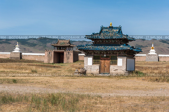 ЭРДЭНЭ-ЗУУ, САМЫЙ ДРЕВНИЙ МОНАСТЫРЬ МОНГОЛИИ (2017 год). Стоковое фото, фотограф Токарева Ирина / Фотобанк Лори