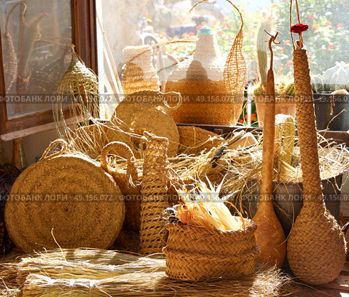 Esparto halfah grass used for crafts as cords basketry and espadrilles. Стоковое фото, агентство Ingram Publishing / Фотобанк Лори