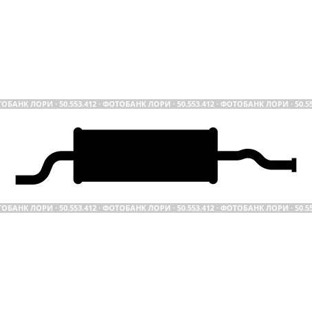 Exhaust pipe car muffler silencer icon black color vector illustration image flat style simple. Exhaust pipe car muffler silencer icon black color vector illustration image flat style. Стоковая иллюстрация, агентство Ingram Publishing / Фотобанк Лори