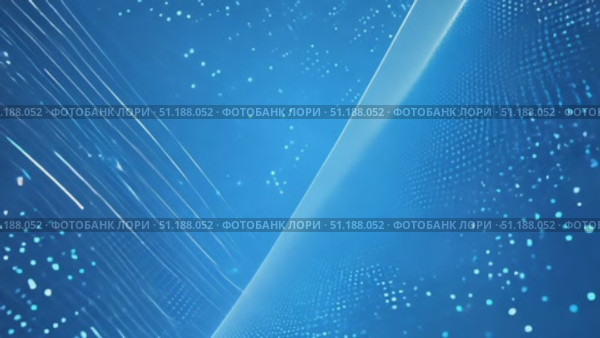 Experience captivating abstract designs featuring shimmering blue patterns with bright dots flowing elegantly across the surface. Стоковое AI-видео, аниматор Данила Большаков / Фотобанк Лори
