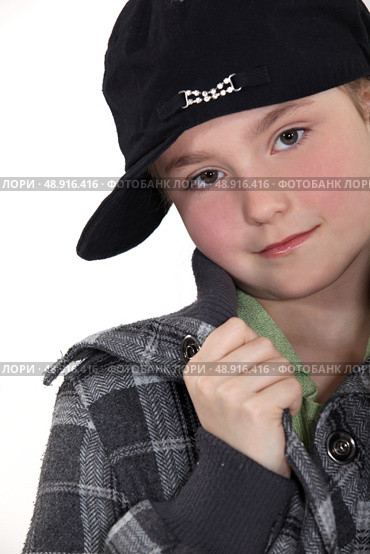 Fashionable little girl. Стоковое фото, агентство Ingram Publishing / Фотобанк Лори