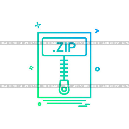 file files zip icon vector design. Стоковая иллюстрация, агентство Ingram Publishing / Фотобанк Лори