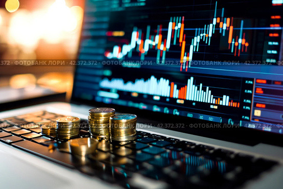 Financial Growth Concept. Стоковое AI-изображение, AI-художник Margarita Davchenko / Фотобанк Лори