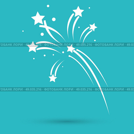Fireworks rockets sign icon. Explosive pyrotechnic device symbol. Стоковая иллюстрация, агентство Ingram Publishing / Фотобанк Лори