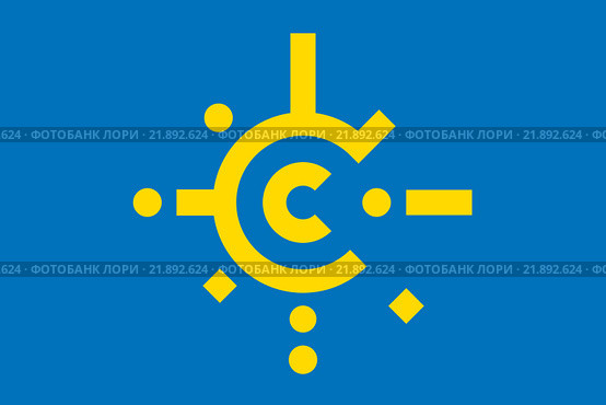 Флаг CEFTA. Редакционная иллюстрация, иллюстратор Одиссей / Фотобанк Лори