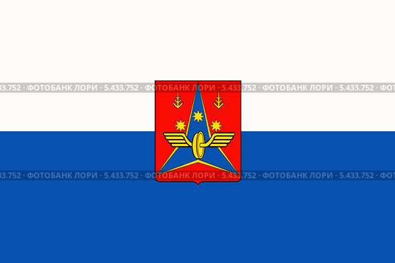 Флаг города Котласа. Архангельская область. Стоковая иллюстрация, иллюстратор Владимир Макеев / Фотобанк Лори