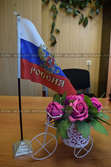 Флаг РФ. Редакционное фото, фотограф Руслан Резанов / Фотобанк Лори