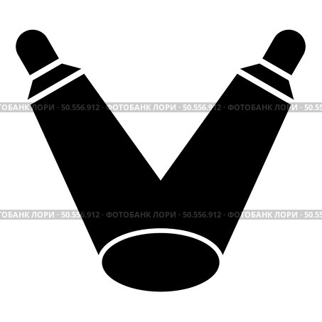 Floodlights two light effects searchlight lamp illumination light projector icon black color vector illustration image flat style simple. Floodlights two light effects searchlight lamp illumination light projector icon black color vector illustration image flat style. Стоковая иллюстрация, агентство Ingram Publishing / Фотобанк Лори