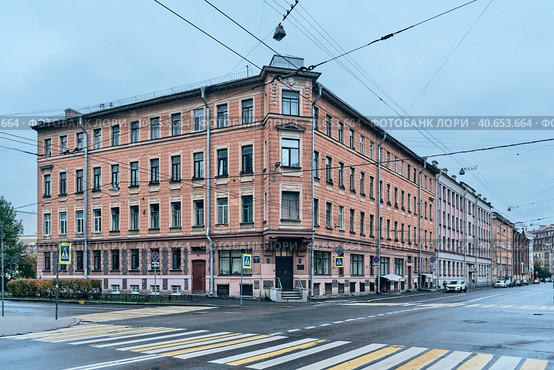 Former profitable house built in 1902, the house is now home to the State Ballet on Ice St. Petersburg, cityscape: St. Petersburg, Russia - October 06, 2022. Редакционное фото, фотограф Алексей Голованов / Фотобанк Лори