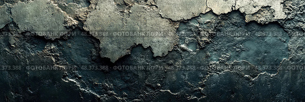 Fragmented Resilience: A study in fractured stone, contrasting shades, and the beauty of weathered surfaces. Стоковое AI-изображение, AI-художник Данила Большаков / Фотобанк Лори