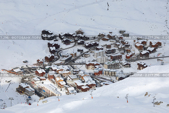 Франция, горнолыжный курорт Тинь (2011 год). Стоковое фото, фотограф Наталья Чуб / Фотобанк Лори