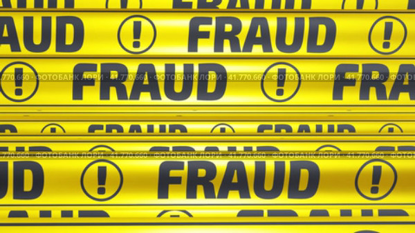 Fraud! Yellow warning tapes in motion. Стоковая анимация, аниматор WalDeMarus / Фотобанк Лори